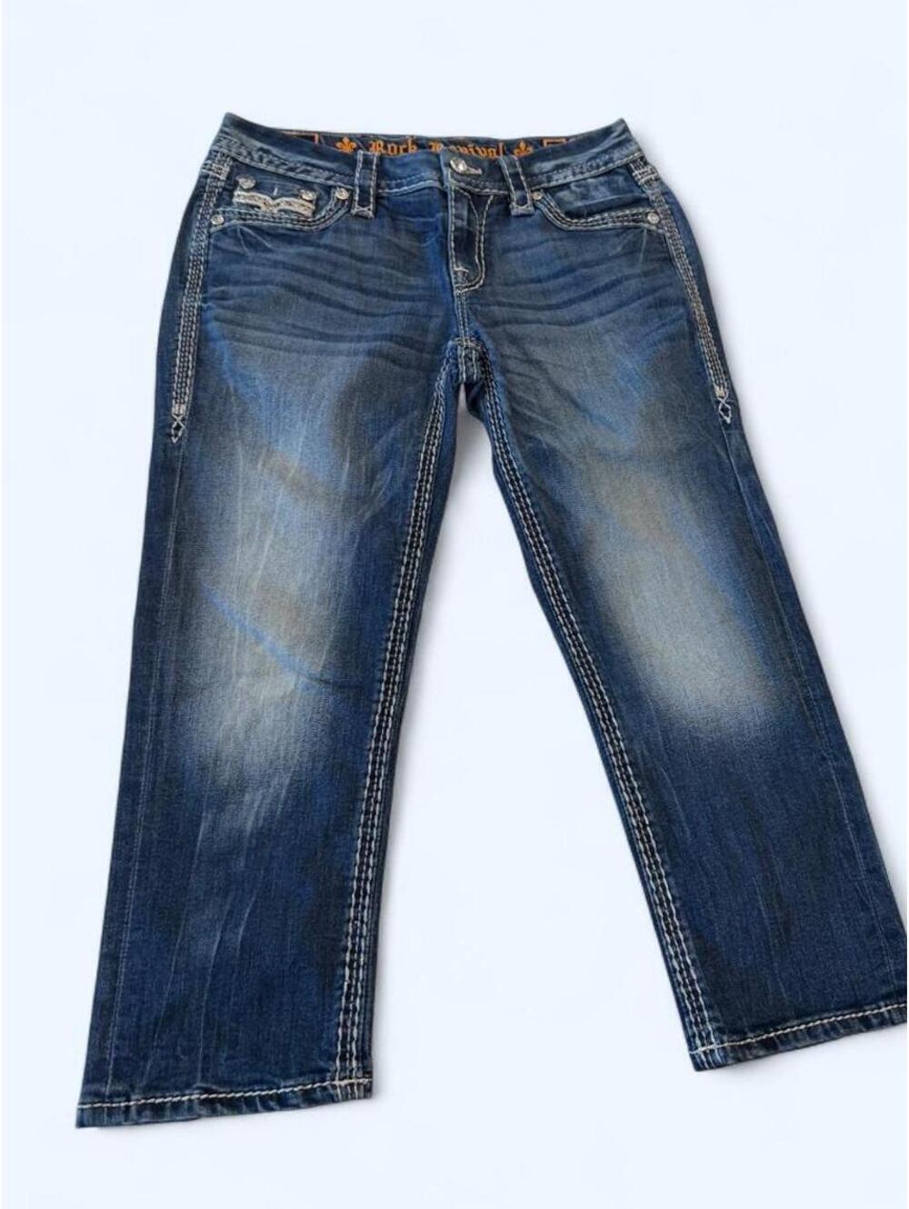 Rock Revival Women's Blue and Navy Jeans